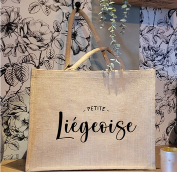Sac en toile de Jute * petite liegeoise *
